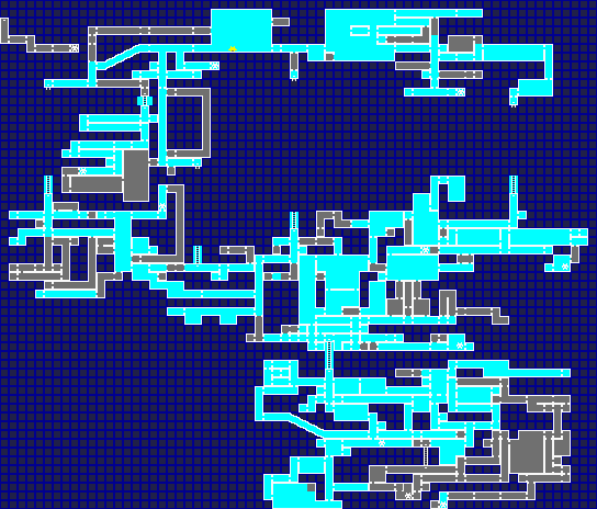 Super Metroid Map of all blue revealed areas by Map Stations.png