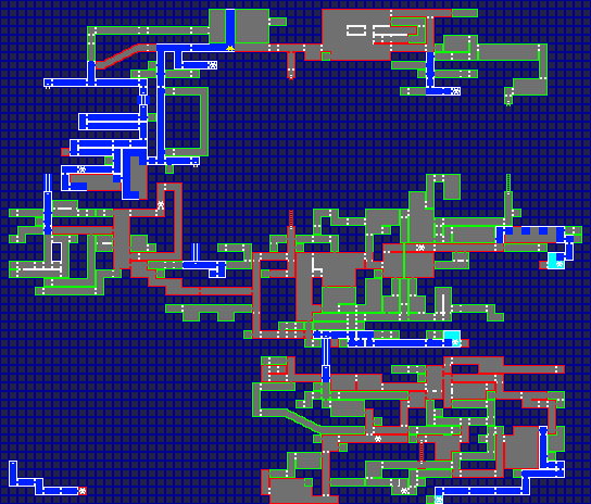 Map of necessary map squares - A complete guide to Super Metroid ...